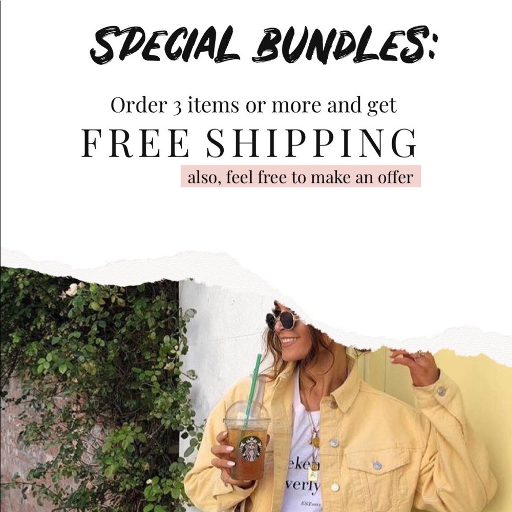 FREE SHIPPING ON BUNDLES